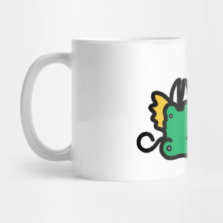 Chinese Zodiac Dragon Doodle Art Mug